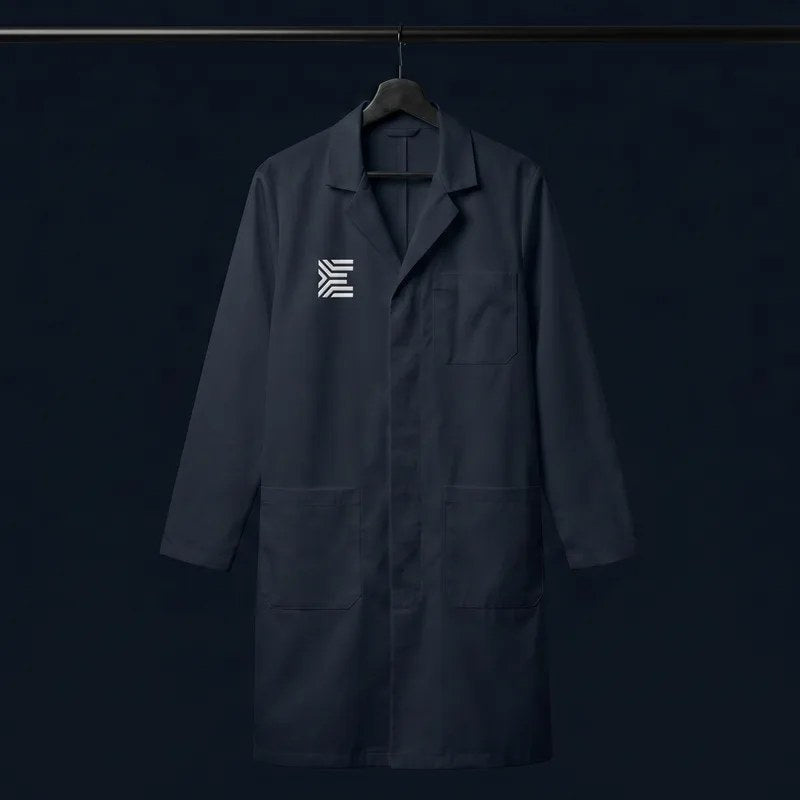 Bata Institucional de INNVOLO, lista para personalizar con el logo del cliente
